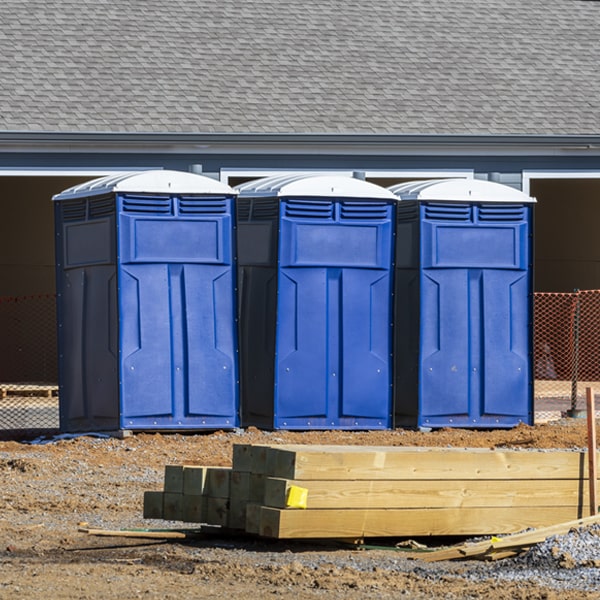 how do you ensure the portable restrooms are secure and safe from vandalism during an event in Ashville PA